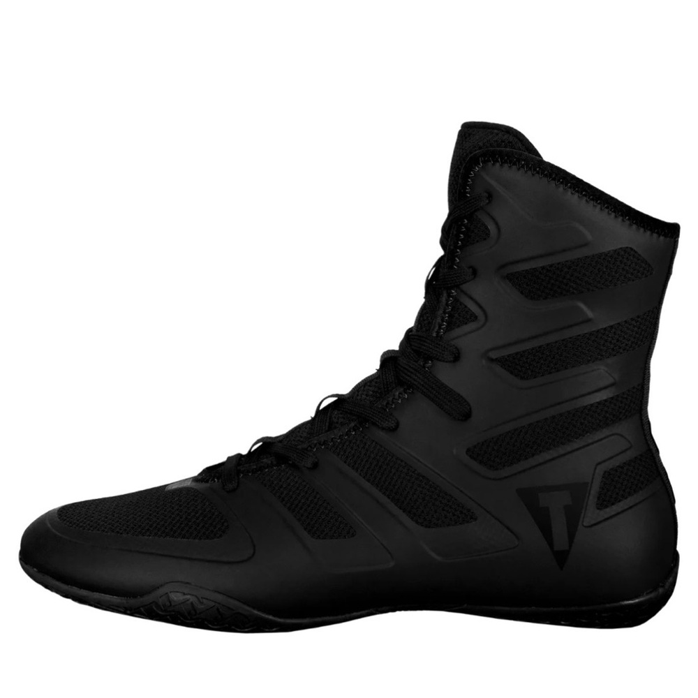 Black Women's Athletic High-Top Boxing/Training Shoe